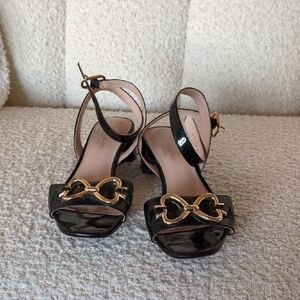 Kate Spade Patent Leather Sandals, 7.5